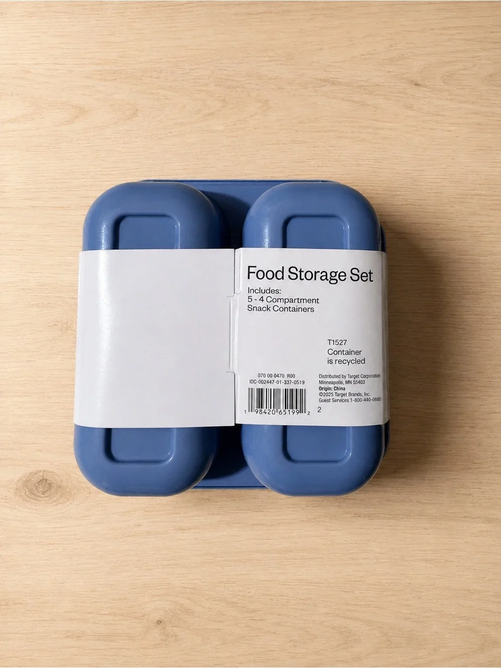 Room Essentials Light Blue Food Storage Set with Lids
